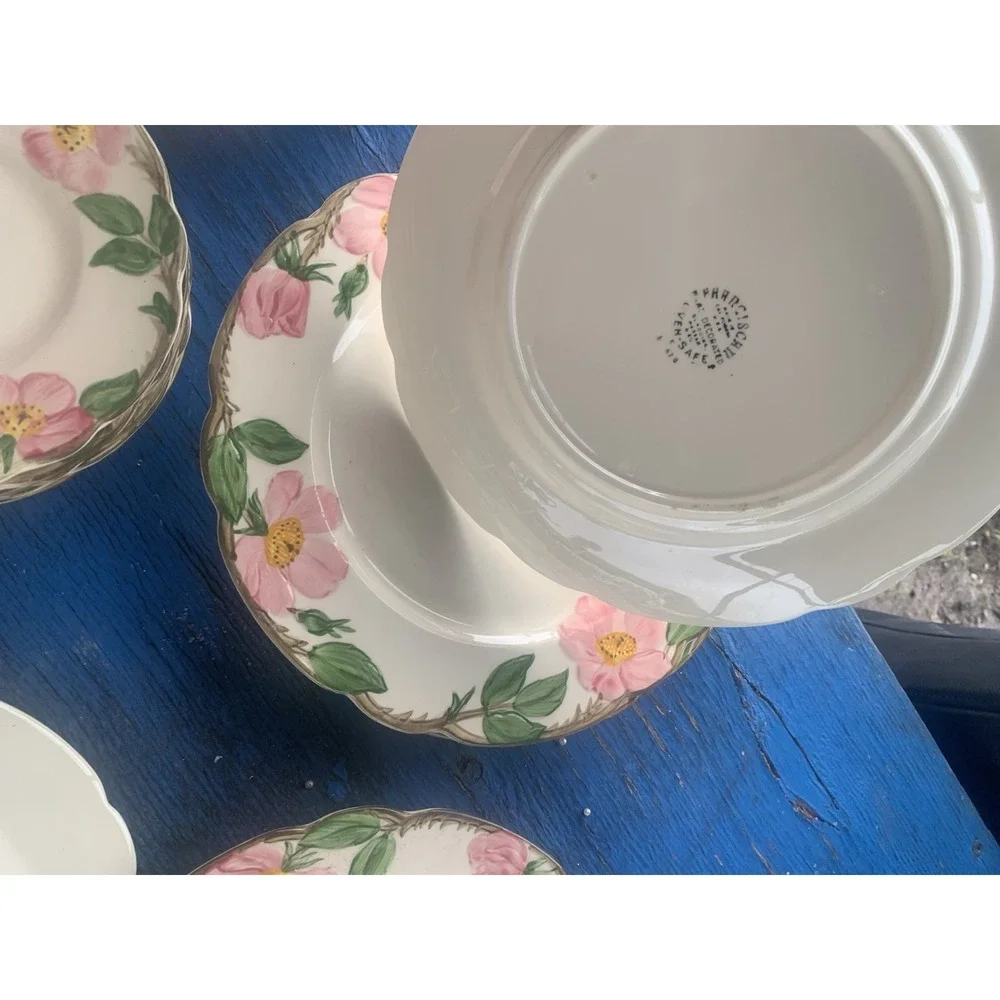 Franciscan Desert Rose Ceramic Dinner Plates SET of 2 USA